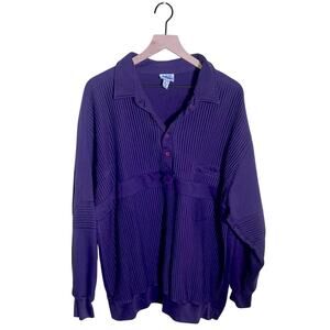 VNTG BOULEVARD CLUB oversized 80s ribbed sweater 4X